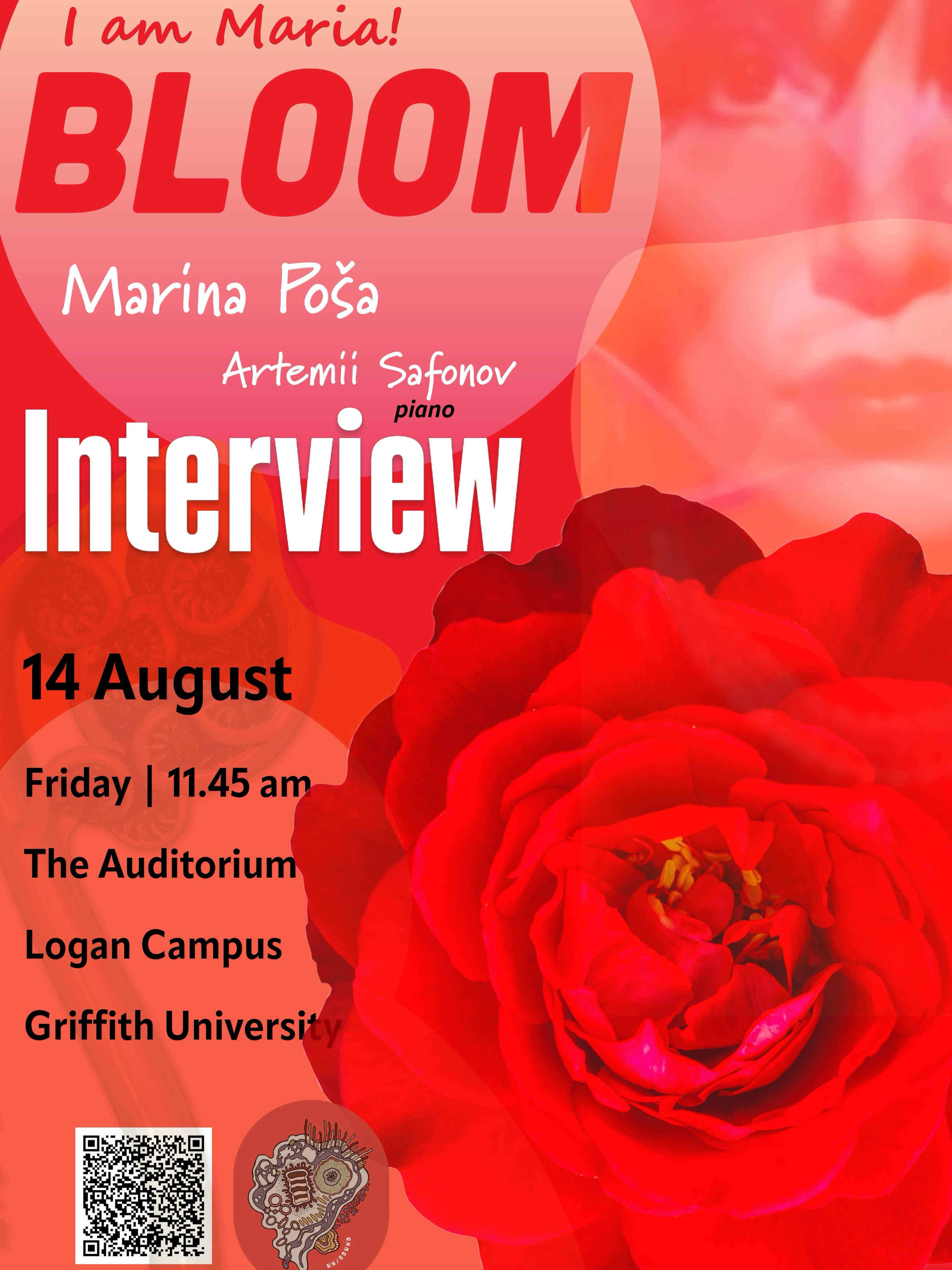 📻Join me tonight on Ozone on 4ZZZ 102.1FM!

I’ll be chatting about my creative journey, my research, and the upcoming performance of I am Maria! Bloom.

If you’re free, I’d love for you to tune in and listen.

Thank you to the Ozone team for the invitation, I can’t wait to share this conversation with you all.

🎙️ Tonight on @ozone4zzz 
🌸 I am Maria! Bloom

I hope you’ll join me!  #iammaria #bloom #griffthuniversity